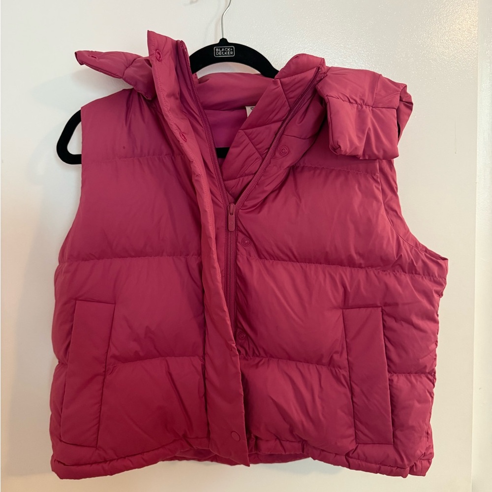 Lululemon Wunder Puff down-fill cropped vest